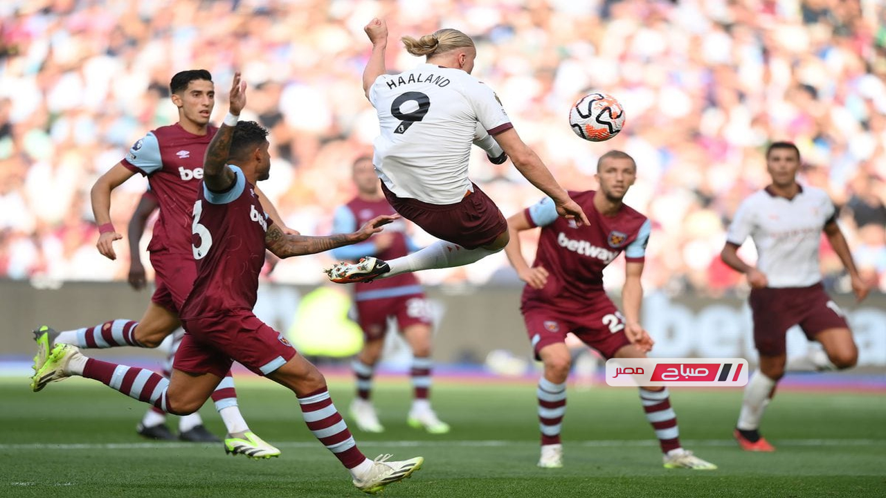 توقيت مباراة مانشستر سيتي ضد وست هام في الدوري الإنجليزي والقنوات الناقلة